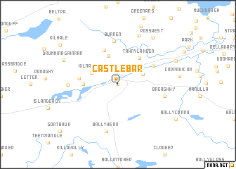 map of Castlebar