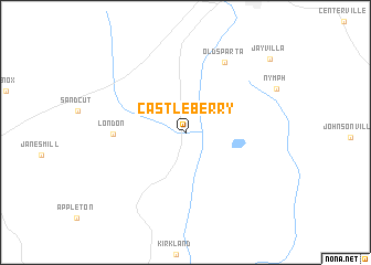 map of Castleberry