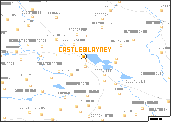 map of Castleblayney