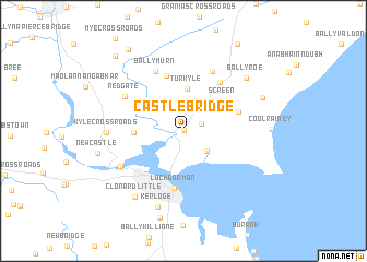 map of Castlebridge
