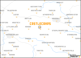 map of Castle Camps