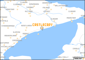 map of Castle Cary