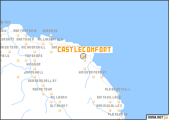 map of Castle Comfort