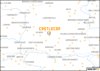 map of Castlecor