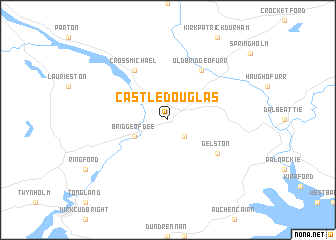 map of Castle Douglas