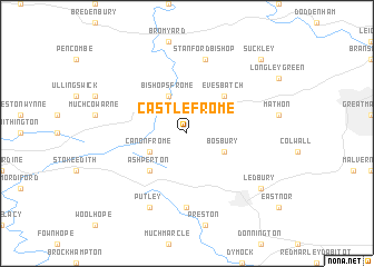 map of Castle Frome