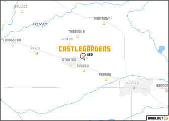 map of Castle Gardens