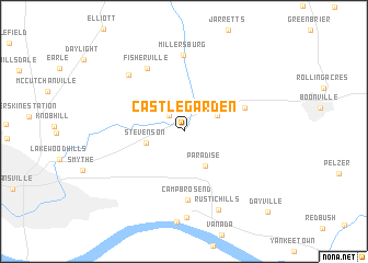 map of Castle Garden