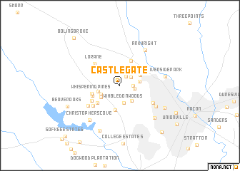 map of Castlegate