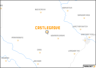 map of Castle Grove