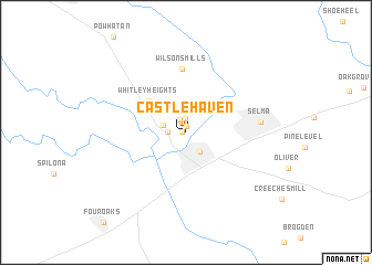 map of Castlehaven
