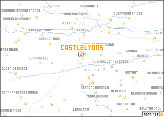 map of Castlelyons