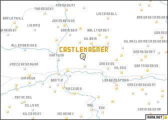 map of Castlemagner