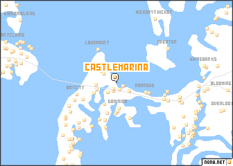 map of Castle Marina