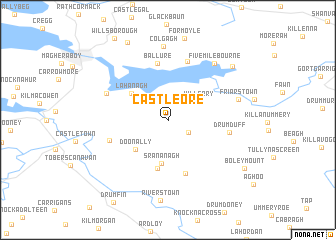map of Castleore