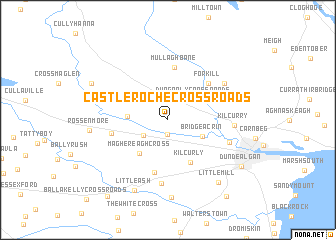 map of Castle Roche Cross Roads