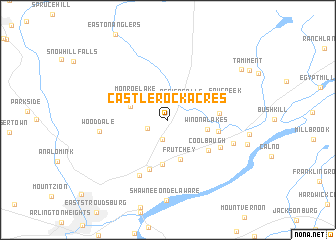 map of Castle Rock Acres