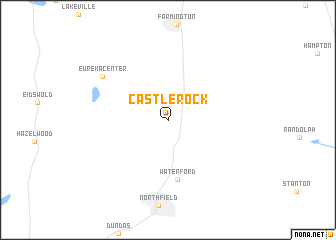 map of Castle Rock