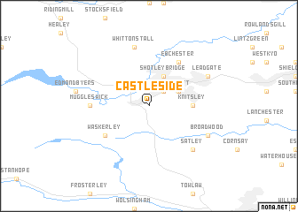 map of Castleside