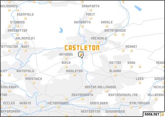 map of Castleton