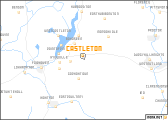 map of Castleton