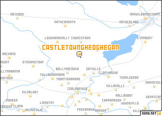 map of Castletown Gheoghegan