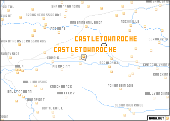 map of Castletownroche