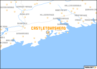 map of Castletownshend