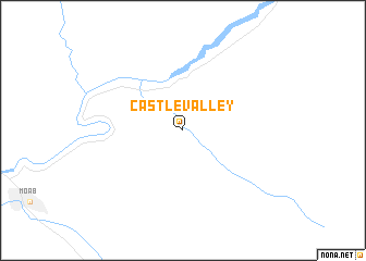 map of Castle Valley