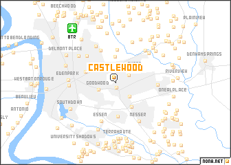 map of Castlewood