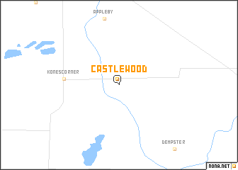 map of Castlewood