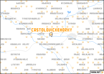 map of Častolovické Horky