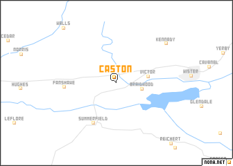 map of Caston