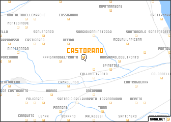 map of Castorano