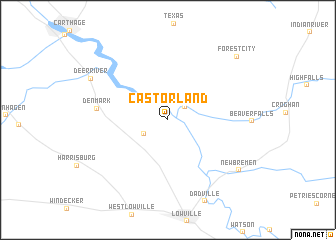 map of Castorland