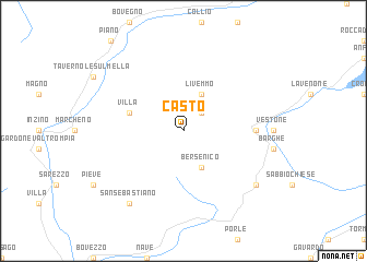 map of Casto