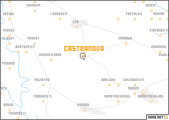 map of Castra-Nova