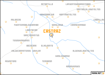 map of Castraz