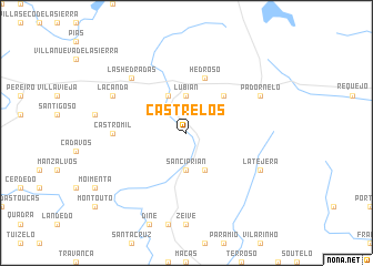 map of Castrelos