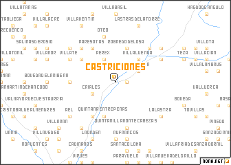 map of Castriciones