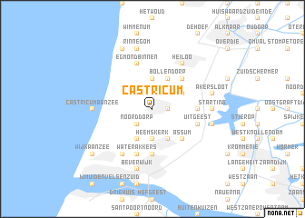 map of Castricum