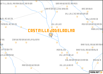 map of Castrillejo de la Olma