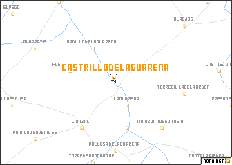 map of Castrillo de la Guareña