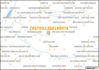 map of Castrillo del Monte