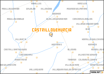 map of Castrillo de Murcia