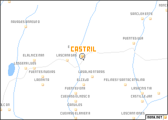 map of Castril