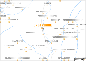 map of Castroañe