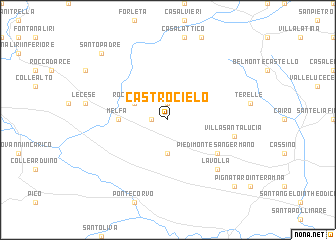 map of Castrocielo