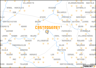 map of Castro de Rey
