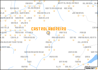map of Castro Laboreiro